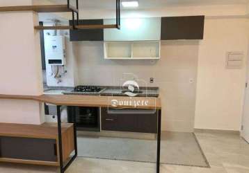 Apartamento com 2 dormitórios à venda, 47 m² por r$ 442.000,00 - centro - santo andré/sp