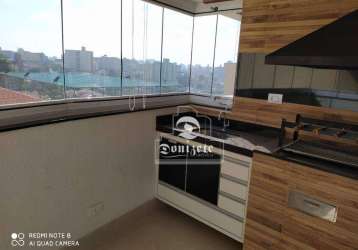 Apartamento com 2 dormitórios à venda, 73 m² por r$ 840.000,00 - campestre - santo andré/sp