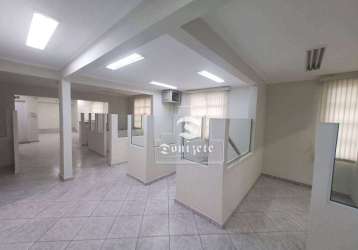 Sala para alugar, 230 m² por r$ 9.750,00/mês - centro - santo andré/sp