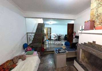 Sobrado com 3 dormitórios, 285 m² - venda por r$ 749.999,90 ou aluguel por r$ 4.150,00/mês - vila curuçá - santo andré/sp