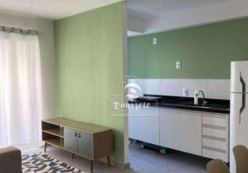 Apartamento com 2 dormitórios para alugar, 53 m² por r$ 2.908,33/mês - vila são pedro - santo andré/sp