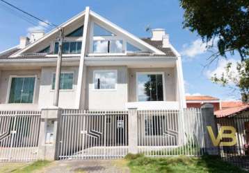 Triplex novo com 4 dormitórios, sendo 2 suítes,3 vagas,com 182m2, por r$699.000,00. curitiba/pr!!