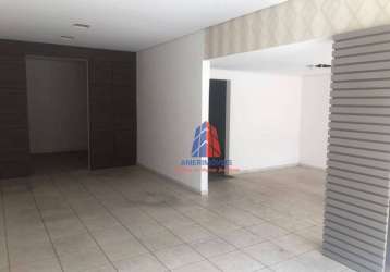 Salão para alugar, 138 m² por r$ 4.700,00/mês - centro - americana/sp