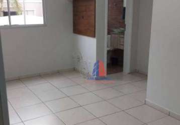 Apartamento com 2 dormitórios à venda, 50 m² por r$ 187.000 - chácara letônia - americana/sp