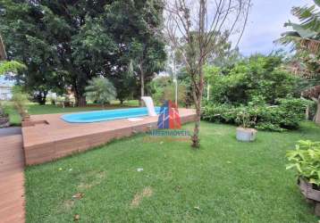 Chácara com 3 dormitórios à venda, 4700 m² por r$ 1.100.000 - jardim residencial vale das flores - limeira/sp