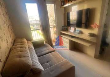 Apartamento com 2 dormitórios à venda, 50 m² por r$ 250.000,00 - jardim guanabara - americana/sp