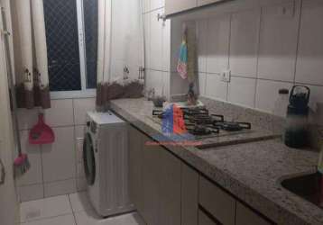 Apartamento com 2 dormitórios, 50 m² - venda por r$ 330.000 ou aluguel por r$ 1.756/mês - vila massucheto - americana/sp