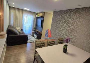 Apartamento com 3 dormitórios à venda, 74 m² por r$ 620.000 - vila santa catarina - americana/sp