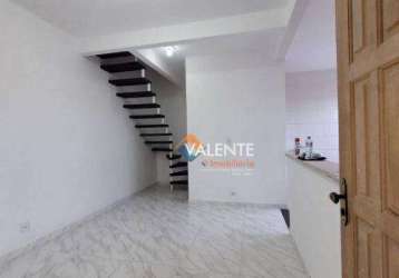 Sobrado com 2 dormitórios à venda, 84 m² por r$ 280.000,00 - cidade naútica - são vicente/sp