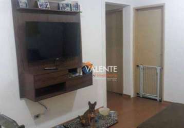 Apartamento com 2 dormitórios à venda, 50 m² por r$ 135.000,00 - samaritá - são vicente/sp