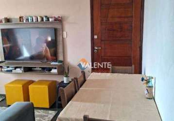 Apartamento com 2 dormitórios à venda, 47 m² por r$ 110.000,00 - vila ema - são vicente/sp