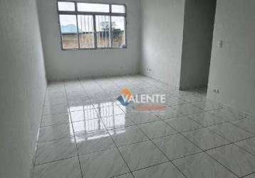 Apartamento com 2 dormitórios para alugar, 92 m² por r$ 1.650,00 - vila margarida - são vicente/sp