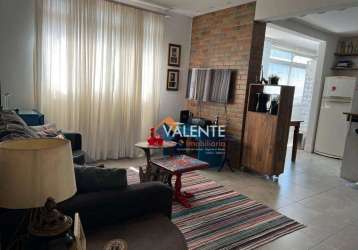 Apartamento com 1 dormitório para alugar, 88 m² por r$ 3.800,00/mês - campo grande - santos/sp