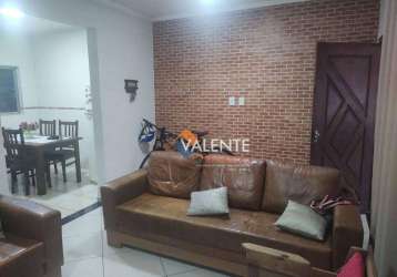 Sobrado com 2 dormitórios à venda, 114 m² por r$ 410.000,00 - vila são jorge - são vicente/sp