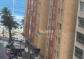 Apartamento com 1 dormitório para alugar, 60 m² por r$ 1.850,00/mês - centro - são vicente/sp