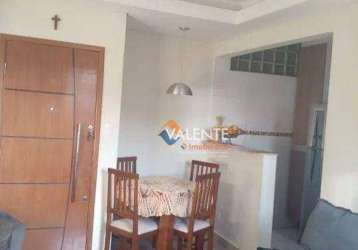 Apartamento com 1 dormitório à venda, 51 m² por r$ 210.000 - centro - são vicente/sp