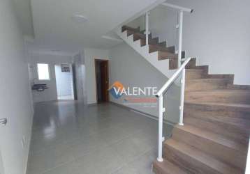 Casa com 2 dormitórios à venda, 78 m² por r$ 320.000,00 - mirim - praia grande/sp