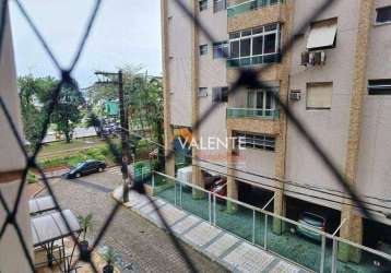 Flat com 1 dormitório para alugar, 40 m² por r$ 3.300,00/mês - itararé - são vicente/sp