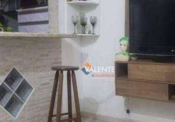 Apartamento com 1 dormitório à venda, 71 m² por r$ 175.000,00 - parque são vicente - são vicente/sp