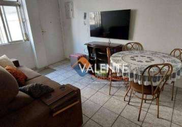 Apartamento com 1 dormitório à venda, 45 m² por r$ 190.000,00 - centro - são vicente/sp