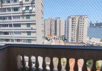 Apartamento com 3 dormitórios à venda, 127 m² por r$ 405.000,00 - centro - são vicente/sp