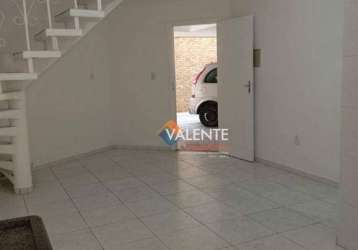 Sobrado com 2 dormitórios para alugar, 74 m² por r$ 3.000,00/mês - canto do forte - praia grande/sp