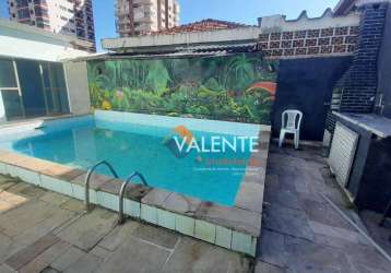 Casa térrea com 2 dormitórios para alugar, 120 m² por r$ 3.500/mês - ocian - praia grande/sp