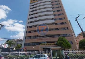 Apartamento para aluguel, 1 quarto, 2 suítes, 2 vagas, fátima - fortaleza/ce