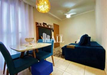 Apartamento com 2 dorms, residencial santa filomena, são josé do rio preto - r$ 185 mil, cod: 9119