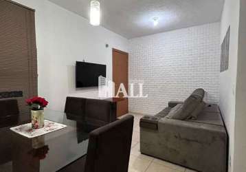 Apartamento com 2 dorms, residencial santa filomena, são josé do rio preto - r$ 220 mil, cod: 13024