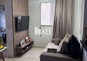 Apartamento com 2 dorms, loteamento clube v, são josé do rio preto - r$ 150 mil, cod: 13950