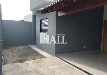 Casa com 3 dorms, residencial parque dos ipês ii, mirassol - r$ 310 mil, cod: 15106