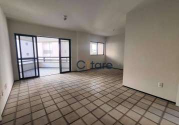 Apartamento com 3 dormitórios à venda, 135 m² por r$ 550.000,00 - meireles - fortaleza/ce