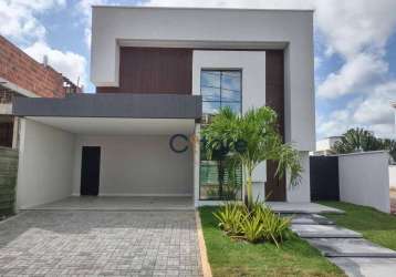 Casa com 4 dormitórios à venda, 248 m² por r$ 1.590.000,00 - cidade alpha - eusébio/ce