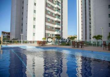 Apartamento com 3 dormitórios à venda, 95 m² por r$ 924.000,00 - papicu - fortaleza/ce