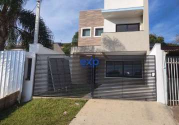 Casa com 3 quartos à venda na rua irerê, 65, gralha azul, fazenda rio grande por r$ 720.000