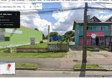 Terreno à venda na rua professor joão falarz, 233, orleans, curitiba por r$ 3.150.000