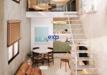 Loft com 1 quarto à venda na avenida antônio galloti, 1, barra olímpica, rio de janeiro por r$ 446.472