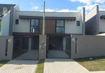 Sobrado à venda no atuba, curitiba - 3 quartos, 112m²