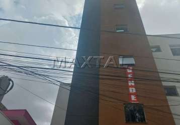 Apartamento de 1 dormitório, novo prédio com elevador e churrasqueira na vila maria