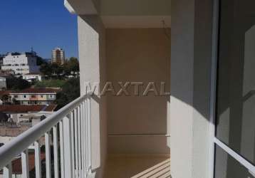 Apartamento à venda novo 2 dormitórios, varanda grill, 1 vaga, no mandaqui. com 42m².