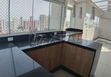 Cobertura à venda, no lauzane paulista, de 156m². com 2 suítes, 4 banheiros, 2 vagas de garagem.