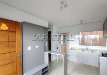 Apartamento 46m² à venda no carandiru, mobiliado, 2 quartos, 1 vaga, 1 banheiro.