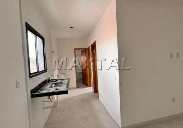 Apartamento novo para locação no jaçanã na rua calandra de 31,80m² e com 2 dormitórios.