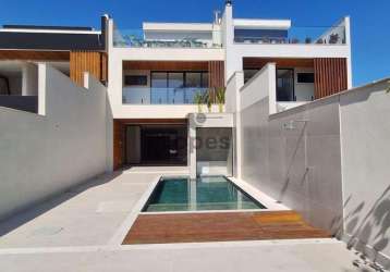 Casa em condomínio fechado com 4 quartos à venda na rua floriano fontoura, barra da tijuca, rio de janeiro, 340 m2 por r$ 2.975.000