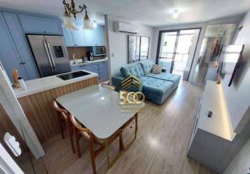 Apartamento com 2 dormitórios para alugar, 68 m² por r$ 6.922,15/mês - kobrasol - são josé/sc