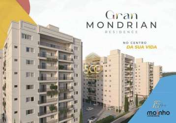 Apartamento com 2 dormitórios à venda, 61 m² por r$ 414.000,00 - beira rio - biguaçu/sc