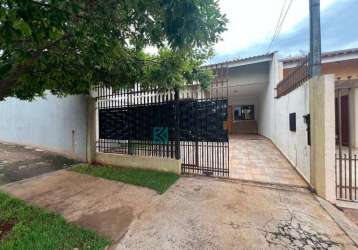 Casa com 3 dormitórios à venda, 122 m² por r$ 400.000,00 - parque das grevíleas - maringá/pr