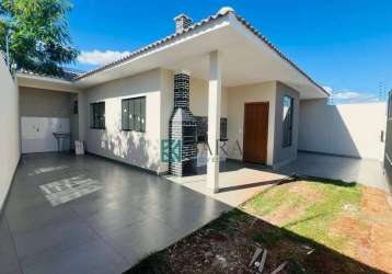 Casa com 1 suíte + 2 quartos à venda, 78 m² por r$ 315.000 - jardim nova independência - sarandi/pr