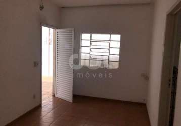 Casa com 1 quarto para alugar na rua doutor joão quirino do nascimento, 315, jardim boa esperança, campinas, 80 m2 por r$ 1.700